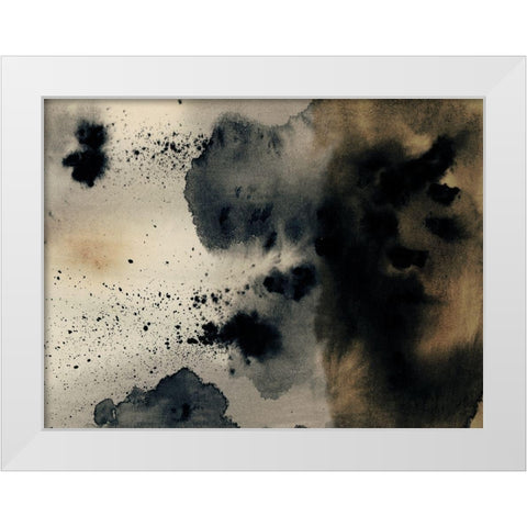 Ember II White Modern Wood Framed Art Print by Barnes, Victoria