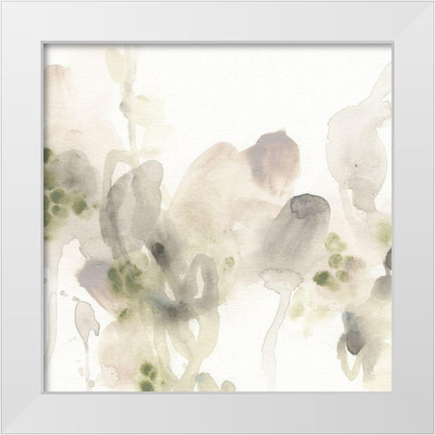 Verdigris System I White Modern Wood Framed Art Print by Vess, June Erica