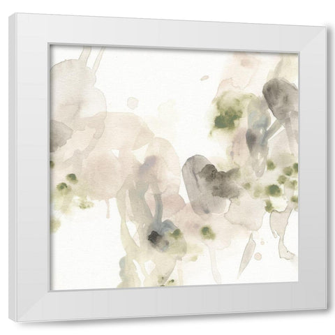 Verdigris System II White Modern Wood Framed Art Print by Vess, June Erica