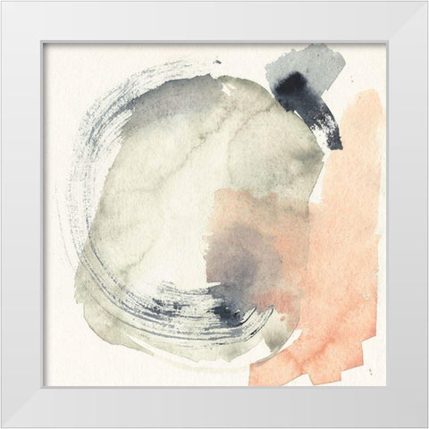 Circum II White Modern Wood Framed Art Print by Goldberger, Jennifer