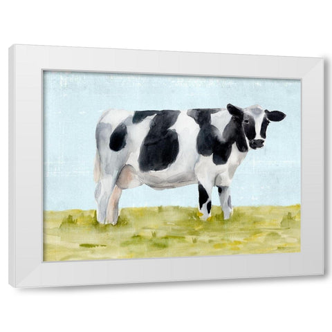 Grazy Day II White Modern Wood Framed Art Print by Warren, Annie