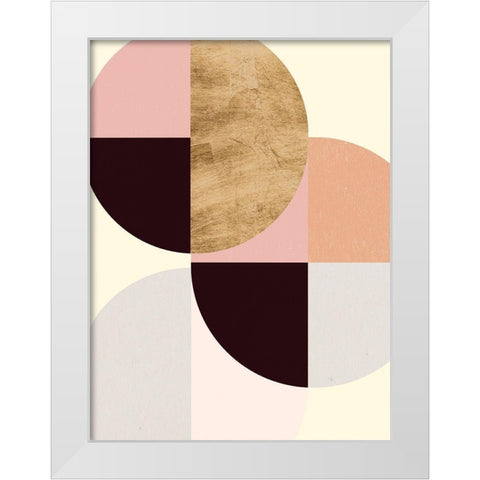 Wonder Wheels III White Modern Wood Framed Art Print by Warren, Annie