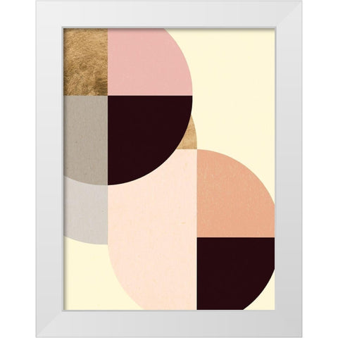Wonder Wheels IV White Modern Wood Framed Art Print by Warren, Annie