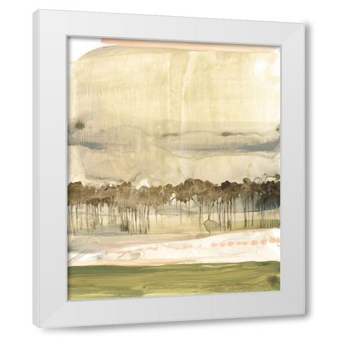 Umber Canopy I White Modern Wood Framed Art Print by Goldberger, Jennifer