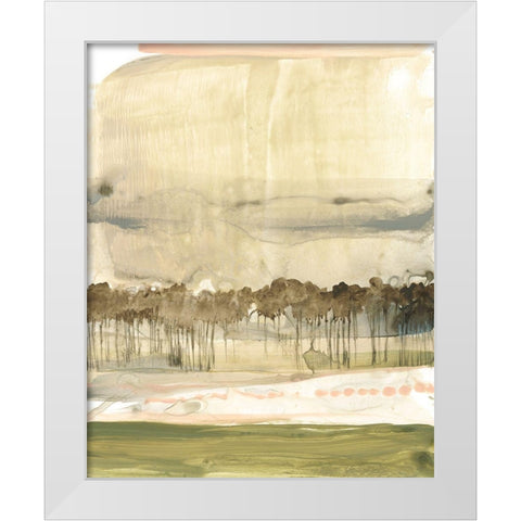 Umber Canopy I White Modern Wood Framed Art Print by Goldberger, Jennifer