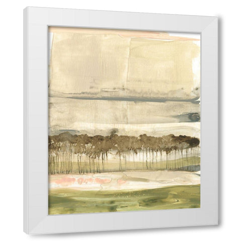 Umber Canopy II White Modern Wood Framed Art Print by Goldberger, Jennifer