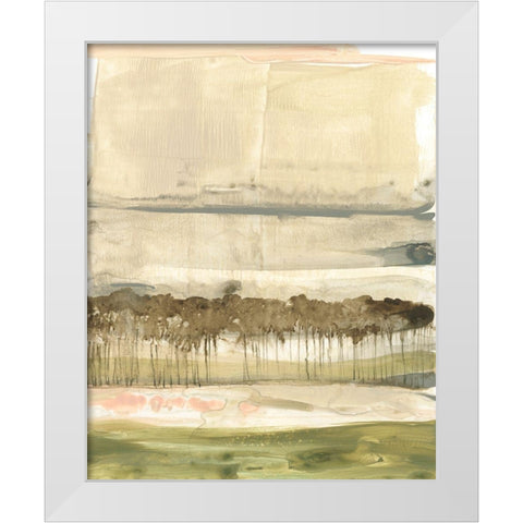 Umber Canopy II White Modern Wood Framed Art Print by Goldberger, Jennifer