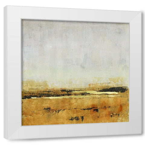 Gold Horizon I White Modern Wood Framed Art Print by OToole, Tim