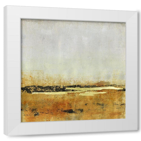 Gold Horizon II White Modern Wood Framed Art Print by OToole, Tim