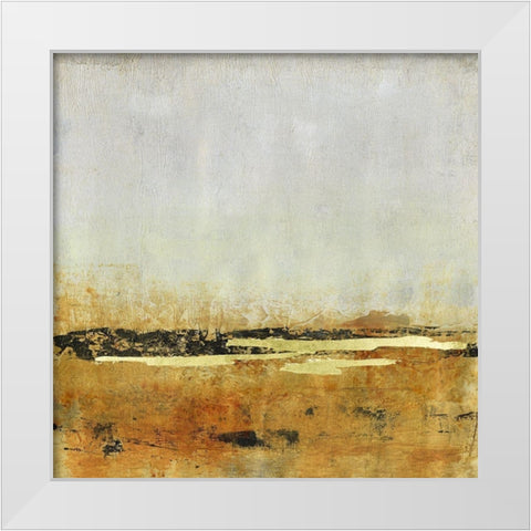 Gold Horizon II White Modern Wood Framed Art Print by OToole, Tim