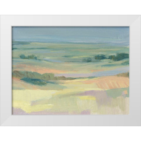 Soft Terrain I White Modern Wood Framed Art Print by OToole, Tim