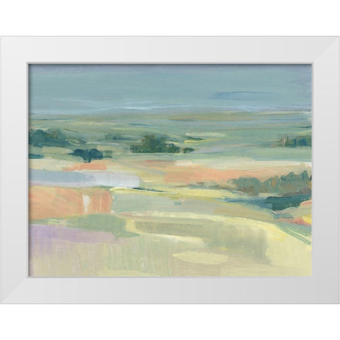 Soft Terrain II White Modern Wood Framed Art Print by OToole, Tim