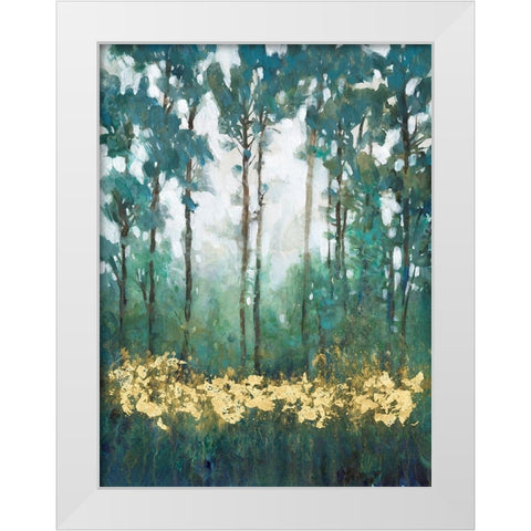 Glow in the Forest I White Modern Wood Framed Art Print by OToole, Tim