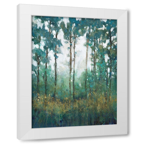 Glow in the Forest I White Modern Wood Framed Art Print by OToole, Tim