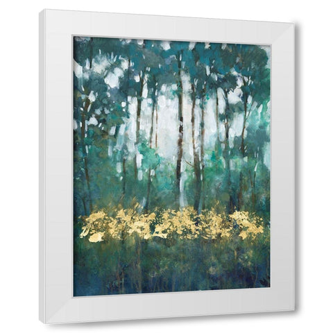 Glow in the Forest II White Modern Wood Framed Art Print by OToole, Tim