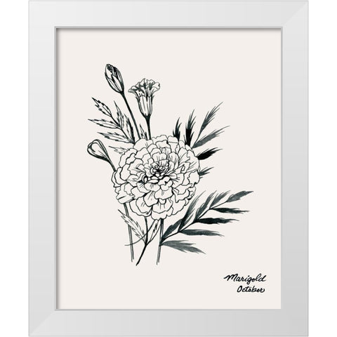 Annual Flowers X White Modern Wood Framed Art Print by Popp, Grace