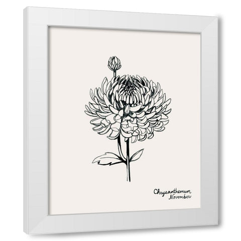 Annual Flowers XI White Modern Wood Framed Art Print by Popp, Grace