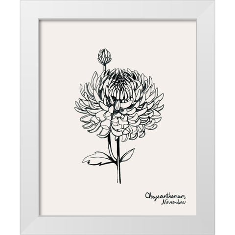 Annual Flowers XI White Modern Wood Framed Art Print by Popp, Grace