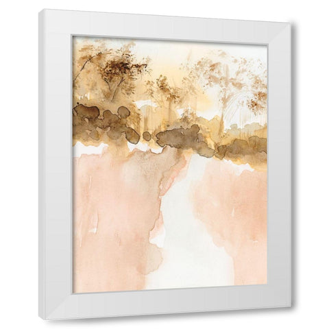 Sun Kissed Earth I White Modern Wood Framed Art Print by Barnes, Victoria