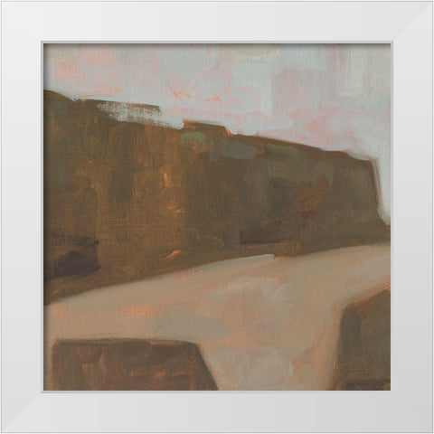 Chestnut Grove II White Modern Wood Framed Art Print by Green, Jacob