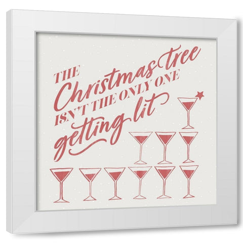 Holiday Party I White Modern Wood Framed Art Print by Popp, Grace