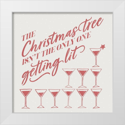 Holiday Party I White Modern Wood Framed Art Print by Popp, Grace