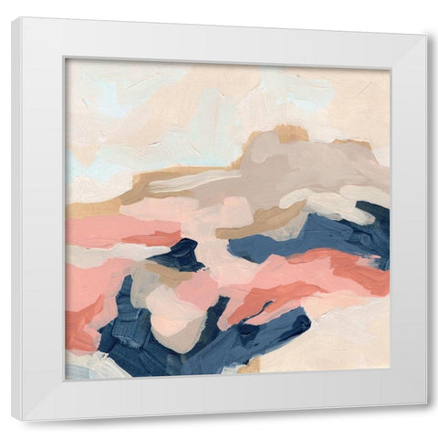 Dappled Mesa I White Modern Wood Framed Art Print by Vess, June Erica