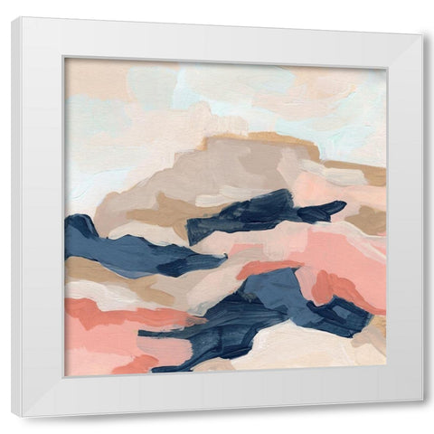 Dappled Mesa II White Modern Wood Framed Art Print by Vess, June Erica