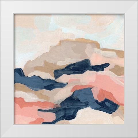 Dappled Mesa II White Modern Wood Framed Art Print by Vess, June Erica