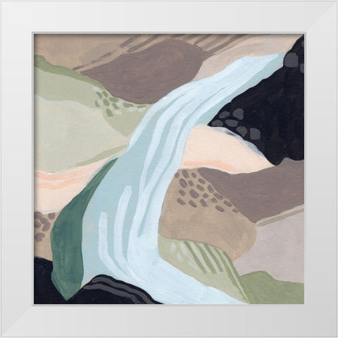 River Bow II White Modern Wood Framed Art Print by Vess, June Erica