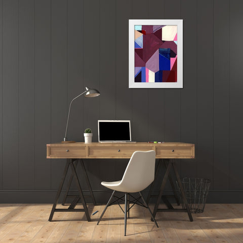 Royals I White Modern Wood Framed Art Print by Cartissi