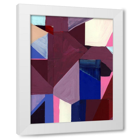 Royals I White Modern Wood Framed Art Print by Cartissi