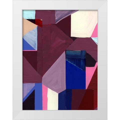 Royals I White Modern Wood Framed Art Print by Cartissi