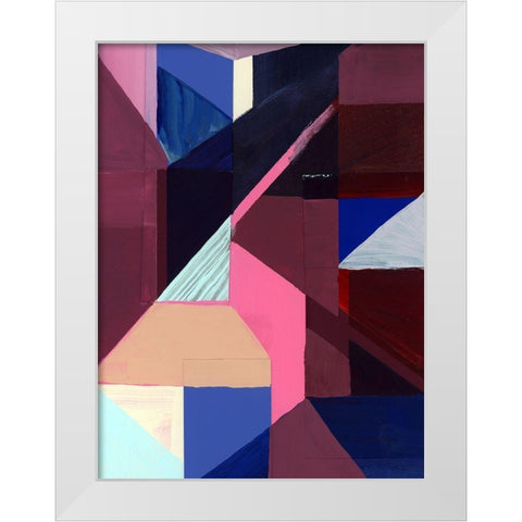 Royals II White Modern Wood Framed Art Print by Cartissi