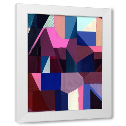 Royals III White Modern Wood Framed Art Print by Cartissi