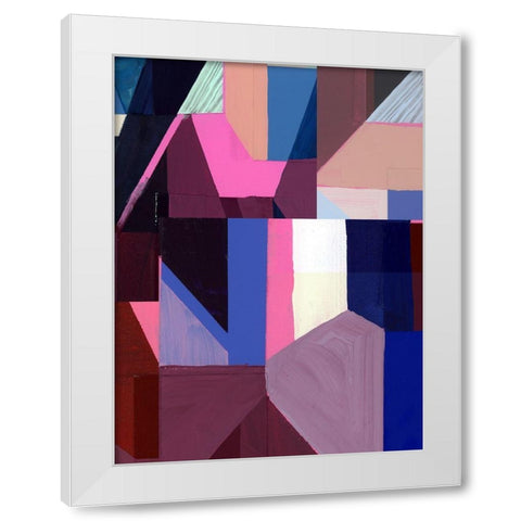 Royals IV White Modern Wood Framed Art Print by Cartissi