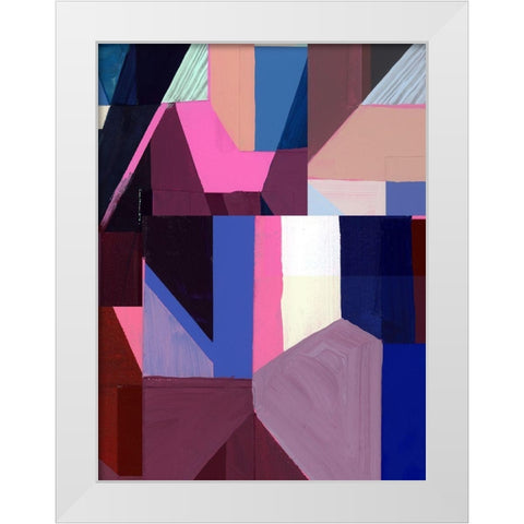 Royals IV White Modern Wood Framed Art Print by Cartissi