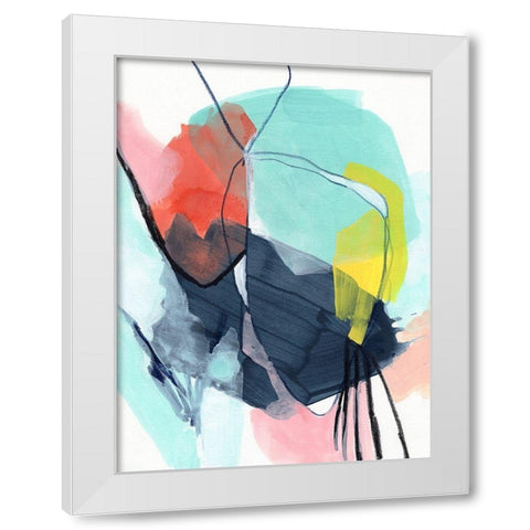 Color Wish II White Modern Wood Framed Art Print by Vess, June Erica