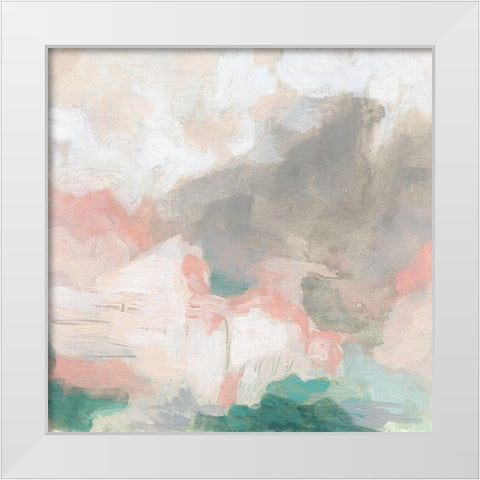 Sunset Clouds I White Modern Wood Framed Art Print by Vess, June Erica