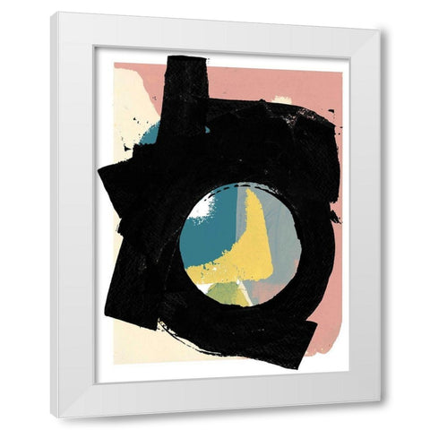 Zen Abstract II White Modern Wood Framed Art Print by Cartissi