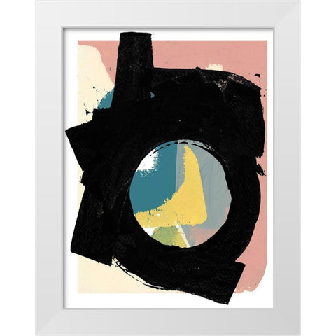 Zen Abstract II White Modern Wood Framed Art Print by Cartissi