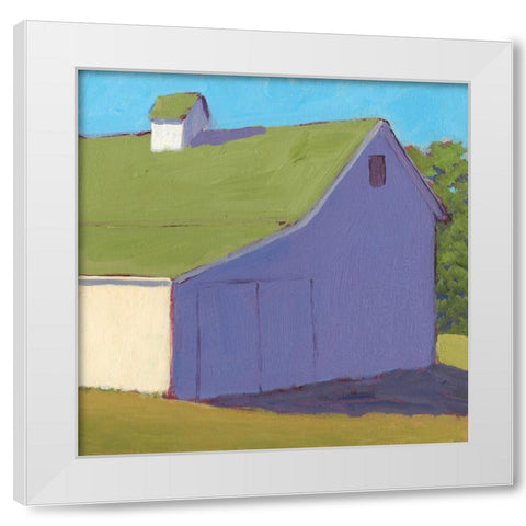 Bucolic Structure II White Modern Wood Framed Art Print by Young, Carol