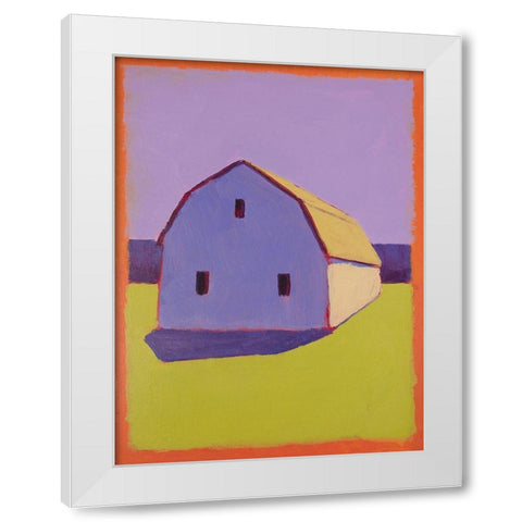 Bucolic Structure X White Modern Wood Framed Art Print by Young, Carol