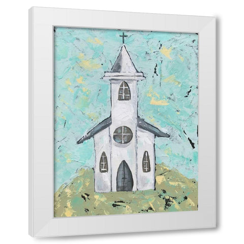 Blessed II White Modern Wood Framed Art Print by Reynolds, Jade