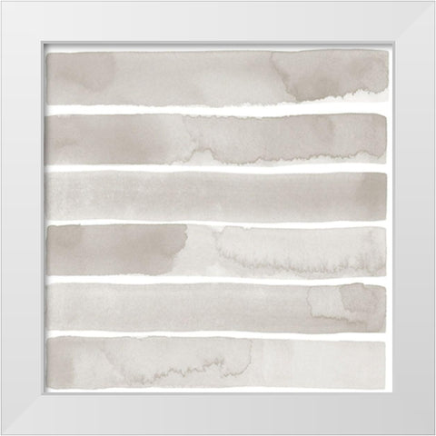 Muted Eccentricities III White Modern Wood Framed Art Print by Popp, Grace