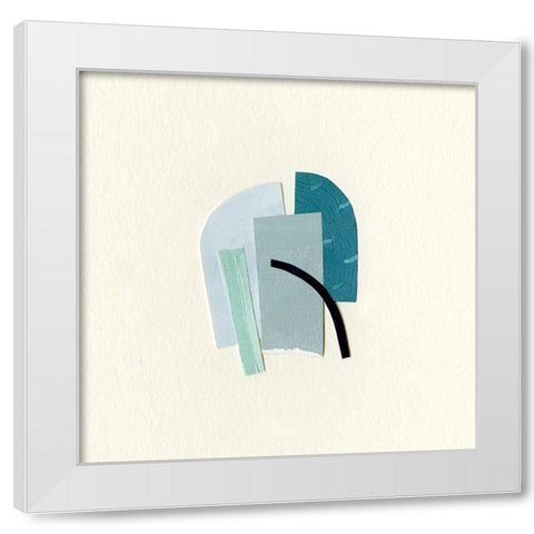 Bits and Pieces I White Modern Wood Framed Art Print by Caroline, Emma