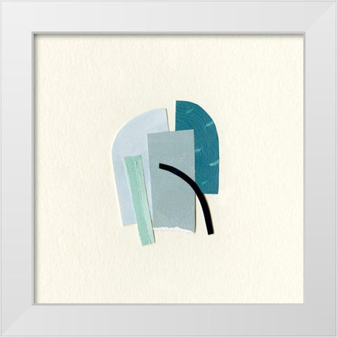 Bits and Pieces I White Modern Wood Framed Art Print by Caroline, Emma