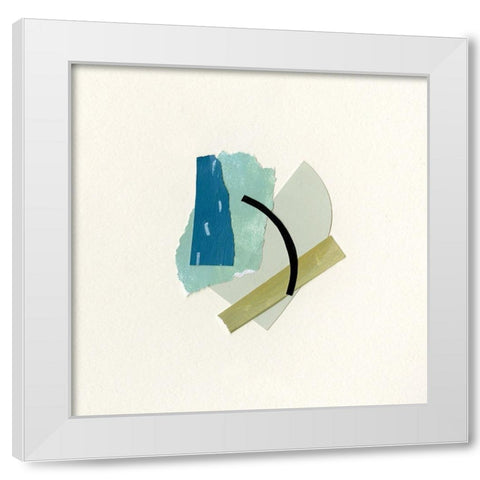 Bits and Pieces III White Modern Wood Framed Art Print by Caroline, Emma