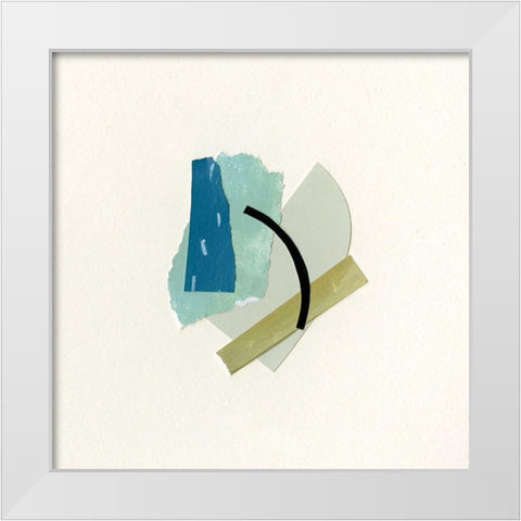 Bits and Pieces III White Modern Wood Framed Art Print by Caroline, Emma
