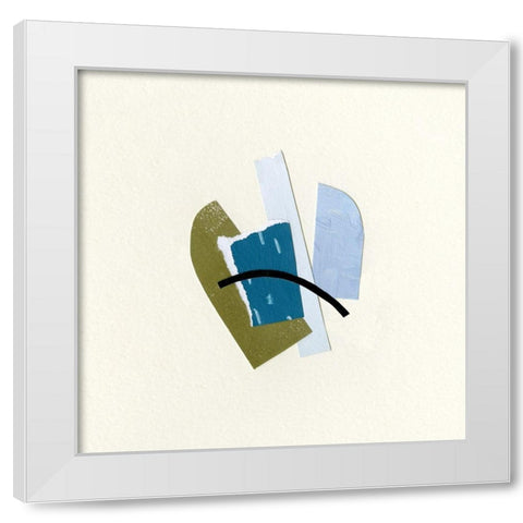 Bits and Pieces IV White Modern Wood Framed Art Print by Caroline, Emma
